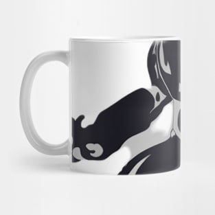 Jaguar Shadow Silhouette Anime Style Collection No. 176 Mug